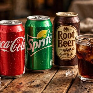 Soft Drinks (Coca-Cola Classic, Diet Coke, Sprite, Diet Sprite, Gingerale, Minute Maid Orange, Root Beer)