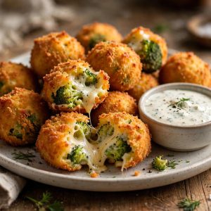 Broccoli & Cheese Poppers