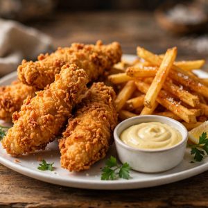 Finger with Fries or Baked Potato