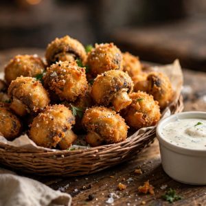 Deep Fried Mushrooms